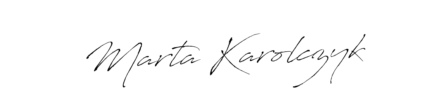 You should practise on your own different ways (Antro_Vectra) to write your name (Marta Karolczyk) in signature. don't let someone else do it for you. Marta Karolczyk signature style 6 images and pictures png