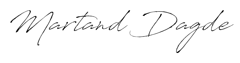 Design your own signature with our free online signature maker. With this signature software, you can create a handwritten (Antro_Vectra) signature for name Martand Dagde. Martand Dagde signature style 6 images and pictures png