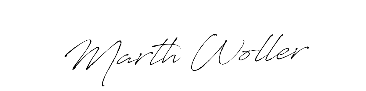 Use a signature maker to create a handwritten signature online. With this signature software, you can design (Antro_Vectra) your own signature for name Marth Woller. Marth Woller signature style 6 images and pictures png
