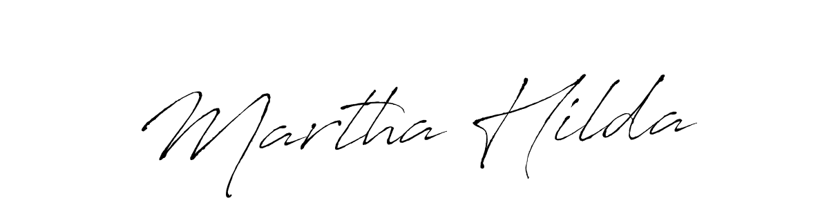 Use a signature maker to create a handwritten signature online. With this signature software, you can design (Antro_Vectra) your own signature for name Martha Hilda. Martha Hilda signature style 6 images and pictures png