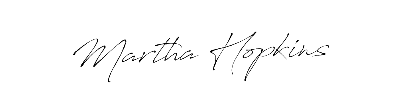 Martha Hopkins stylish signature style. Best Handwritten Sign (Antro_Vectra) for my name. Handwritten Signature Collection Ideas for my name Martha Hopkins. Martha Hopkins signature style 6 images and pictures png