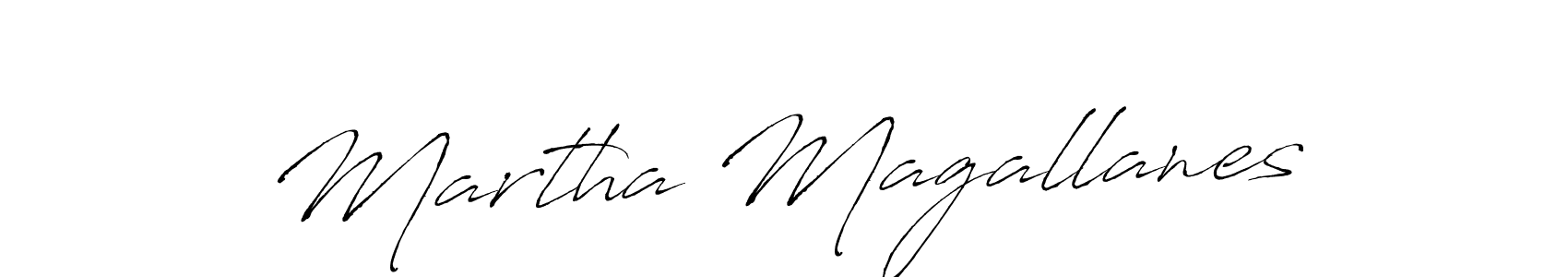 Make a beautiful signature design for name Martha Magallanes. With this signature (Antro_Vectra) style, you can create a handwritten signature for free. Martha Magallanes signature style 6 images and pictures png