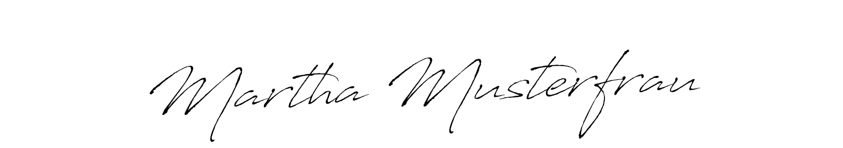 Make a beautiful signature design for name Martha Musterfrau. With this signature (Antro_Vectra) style, you can create a handwritten signature for free. Martha Musterfrau signature style 6 images and pictures png