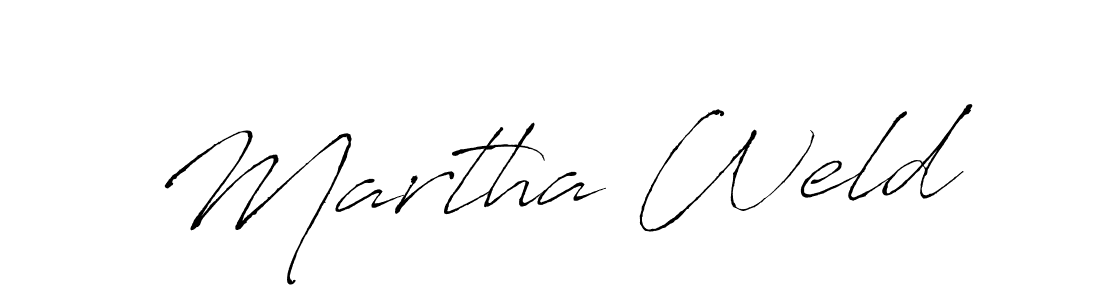Design your own signature with our free online signature maker. With this signature software, you can create a handwritten (Antro_Vectra) signature for name Martha Weld. Martha Weld signature style 6 images and pictures png