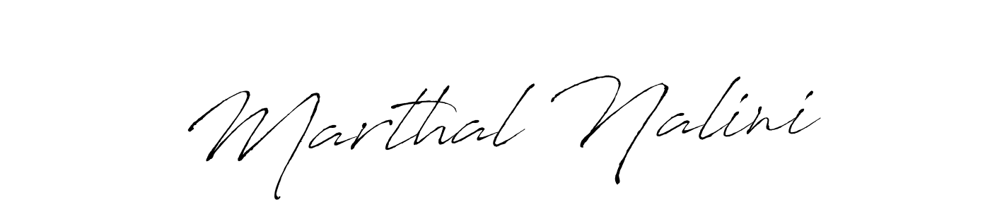 Make a beautiful signature design for name Marthal Nalini. Use this online signature maker to create a handwritten signature for free. Marthal Nalini signature style 6 images and pictures png