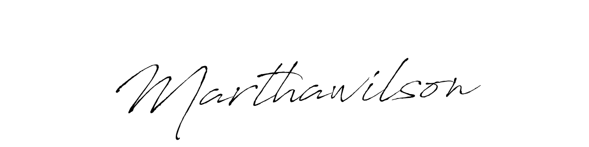 Use a signature maker to create a handwritten signature online. With this signature software, you can design (Antro_Vectra) your own signature for name Marthawilson. Marthawilson signature style 6 images and pictures png