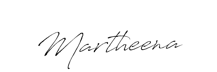 Use a signature maker to create a handwritten signature online. With this signature software, you can design (Antro_Vectra) your own signature for name Martheena. Martheena signature style 6 images and pictures png