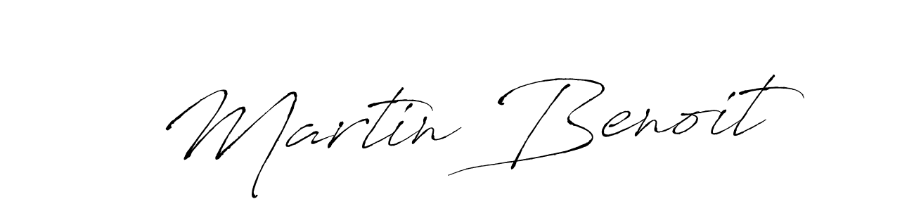 Martin Benoit stylish signature style. Best Handwritten Sign (Antro_Vectra) for my name. Handwritten Signature Collection Ideas for my name Martin Benoit. Martin Benoit signature style 6 images and pictures png