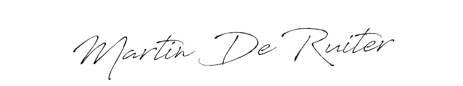 Also we have Martin De Ruiter name is the best signature style. Create professional handwritten signature collection using Antro_Vectra autograph style. Martin De Ruiter signature style 6 images and pictures png