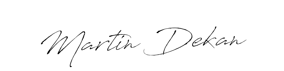 Also we have Martin Dekan name is the best signature style. Create professional handwritten signature collection using Antro_Vectra autograph style. Martin Dekan signature style 6 images and pictures png