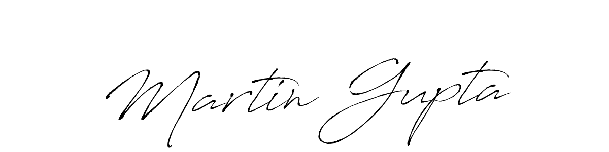 Make a beautiful signature design for name Martin Gupta. With this signature (Antro_Vectra) style, you can create a handwritten signature for free. Martin Gupta signature style 6 images and pictures png