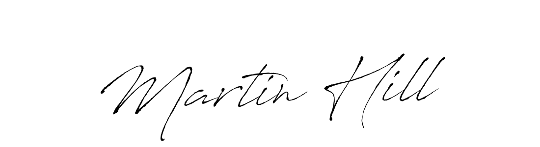 Martin Hill stylish signature style. Best Handwritten Sign (Antro_Vectra) for my name. Handwritten Signature Collection Ideas for my name Martin Hill. Martin Hill signature style 6 images and pictures png