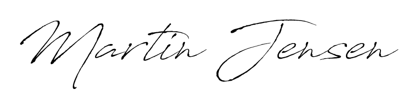 Best and Professional Signature Style for Martin Jensen. Antro_Vectra Best Signature Style Collection. Martin Jensen signature style 6 images and pictures png