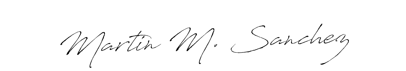 Use a signature maker to create a handwritten signature online. With this signature software, you can design (Antro_Vectra) your own signature for name Martin M. Sanchez. Martin M. Sanchez signature style 6 images and pictures png