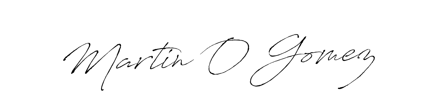 Make a beautiful signature design for name Martin O Gomez. With this signature (Antro_Vectra) style, you can create a handwritten signature for free. Martin O Gomez signature style 6 images and pictures png