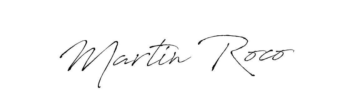 Martin Roco stylish signature style. Best Handwritten Sign (Antro_Vectra) for my name. Handwritten Signature Collection Ideas for my name Martin Roco. Martin Roco signature style 6 images and pictures png