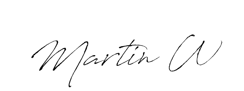 The best way (Antro_Vectra) to make a short signature is to pick only two or three words in your name. The name Martin W include a total of six letters. For converting this name. Martin W signature style 6 images and pictures png