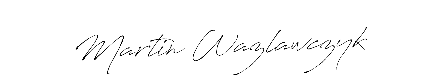 How to make Martin Wazlawczyk name signature. Use Antro_Vectra style for creating short signs online. This is the latest handwritten sign. Martin Wazlawczyk signature style 6 images and pictures png