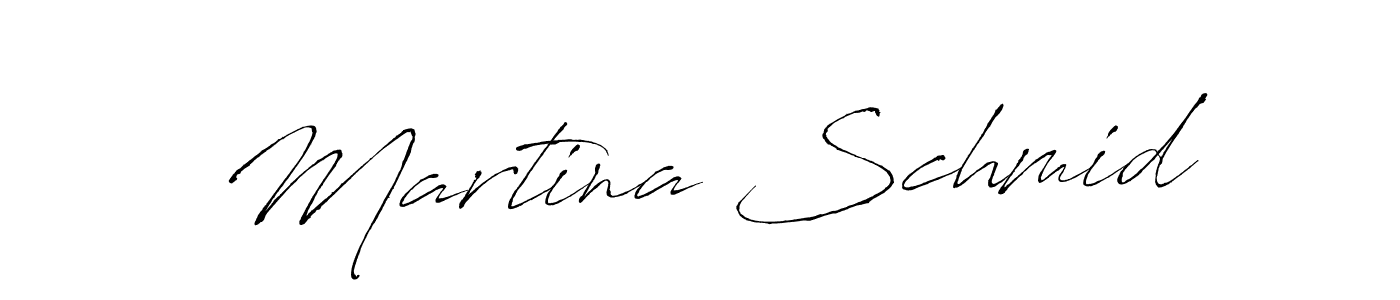 How to make Martina Schmid name signature. Use Antro_Vectra style for creating short signs online. This is the latest handwritten sign. Martina Schmid signature style 6 images and pictures png