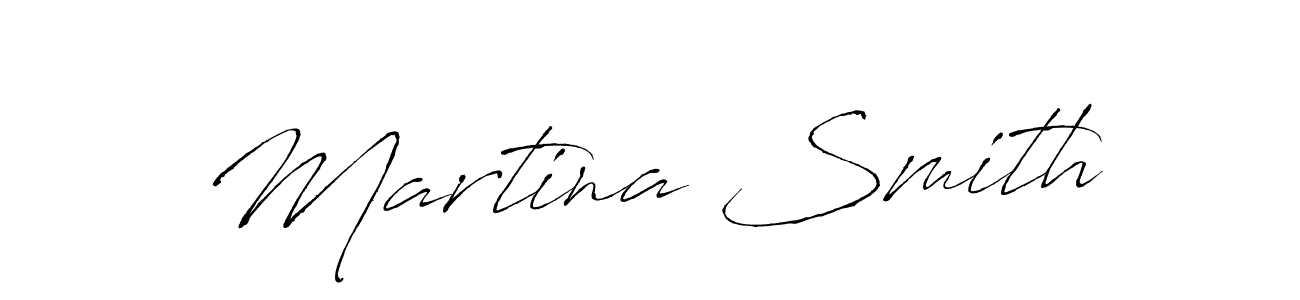 You should practise on your own different ways (Antro_Vectra) to write your name (Martina Smith) in signature. don't let someone else do it for you. Martina Smith signature style 6 images and pictures png