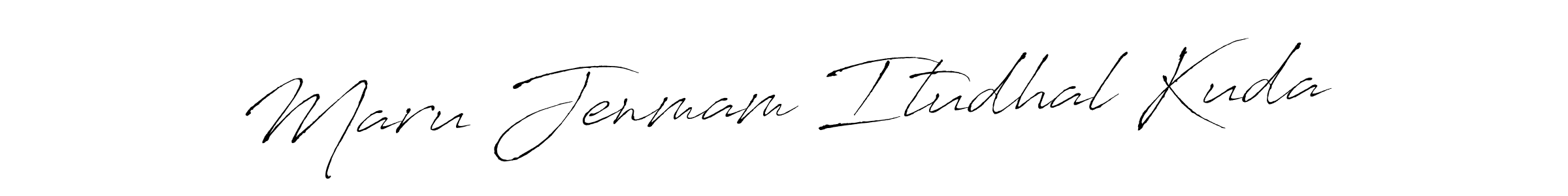 Check out images of Autograph of Maru Jenmam Itudhal Kuda name. Actor Maru Jenmam Itudhal Kuda Signature Style. Antro_Vectra is a professional sign style online. Maru Jenmam Itudhal Kuda signature style 6 images and pictures png