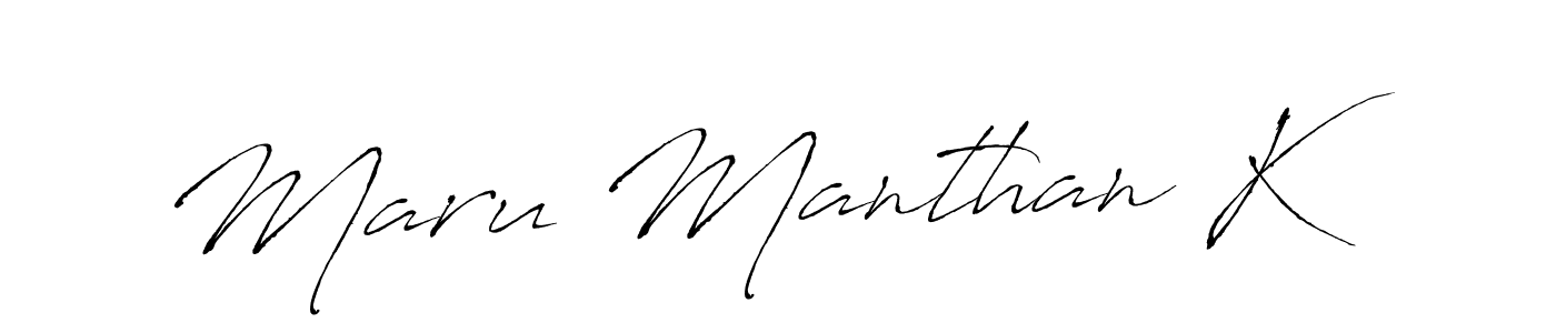 Once you've used our free online signature maker to create your best signature Antro_Vectra style, it's time to enjoy all of the benefits that Maru Manthan K name signing documents. Maru Manthan K signature style 6 images and pictures png