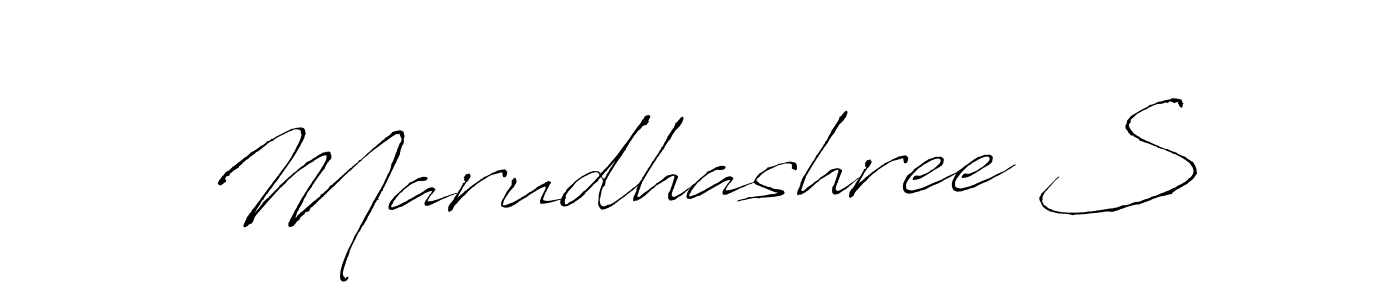 It looks lik you need a new signature style for name Marudhashree S. Design unique handwritten (Antro_Vectra) signature with our free signature maker in just a few clicks. Marudhashree S signature style 6 images and pictures png