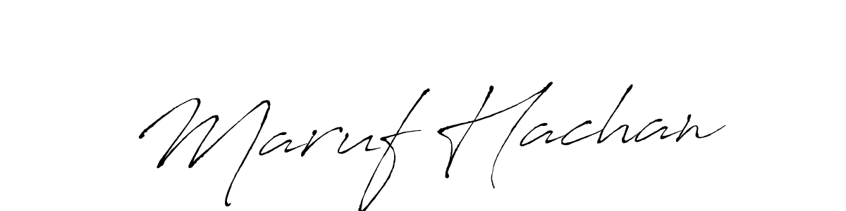 How to make Maruf Hachan signature? Antro_Vectra is a professional autograph style. Create handwritten signature for Maruf Hachan name. Maruf Hachan signature style 6 images and pictures png