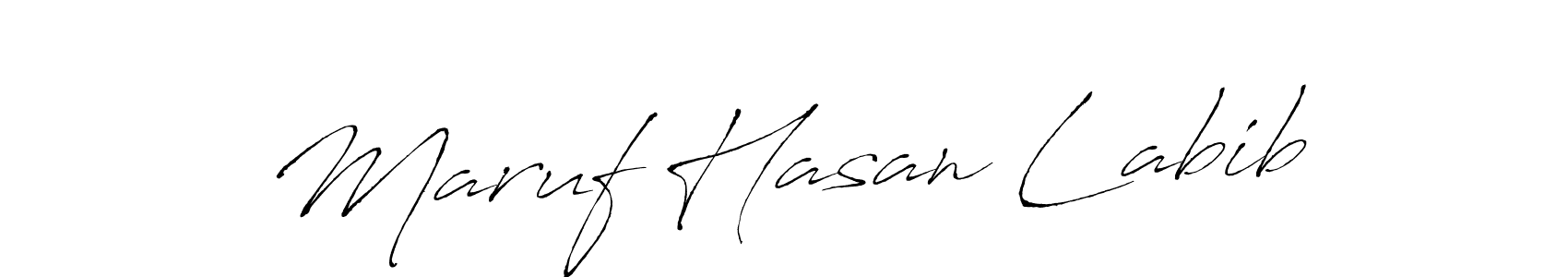 Use a signature maker to create a handwritten signature online. With this signature software, you can design (Antro_Vectra) your own signature for name Maruf Hasan Labib. Maruf Hasan Labib signature style 6 images and pictures png