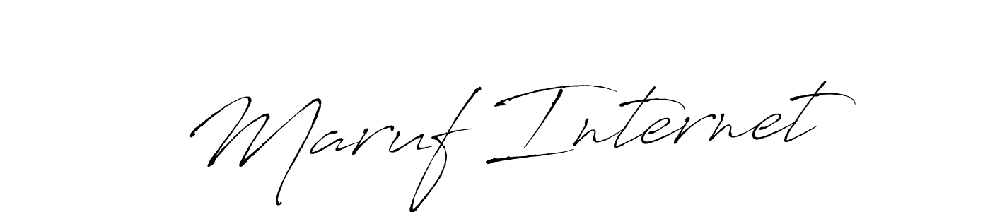 How to make Maruf Internet name signature. Use Antro_Vectra style for creating short signs online. This is the latest handwritten sign. Maruf Internet signature style 6 images and pictures png