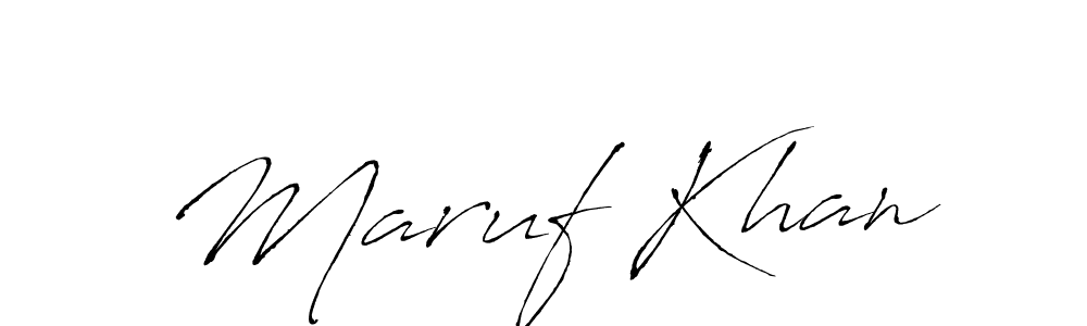 Use a signature maker to create a handwritten signature online. With this signature software, you can design (Antro_Vectra) your own signature for name Maruf Khan. Maruf Khan signature style 6 images and pictures png