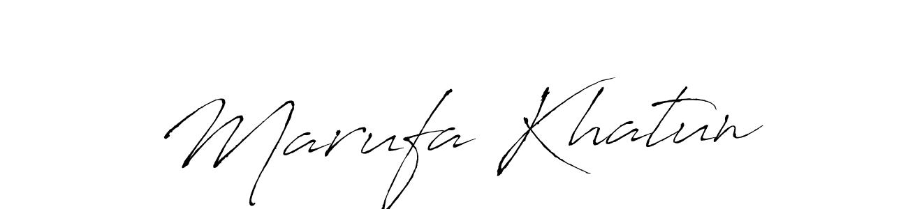 if you are searching for the best signature style for your name Marufa Khatun. so please give up your signature search. here we have designed multiple signature styles  using Antro_Vectra. Marufa Khatun signature style 6 images and pictures png