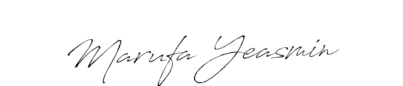 if you are searching for the best signature style for your name Marufa Yeasmin. so please give up your signature search. here we have designed multiple signature styles  using Antro_Vectra. Marufa Yeasmin signature style 6 images and pictures png