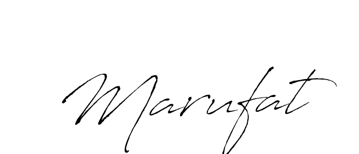 How to make Marufat signature? Antro_Vectra is a professional autograph style. Create handwritten signature for Marufat name. Marufat signature style 6 images and pictures png