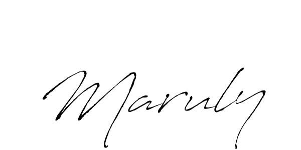 Antro_Vectra is a professional signature style that is perfect for those who want to add a touch of class to their signature. It is also a great choice for those who want to make their signature more unique. Get Maruly name to fancy signature for free. Maruly signature style 6 images and pictures png