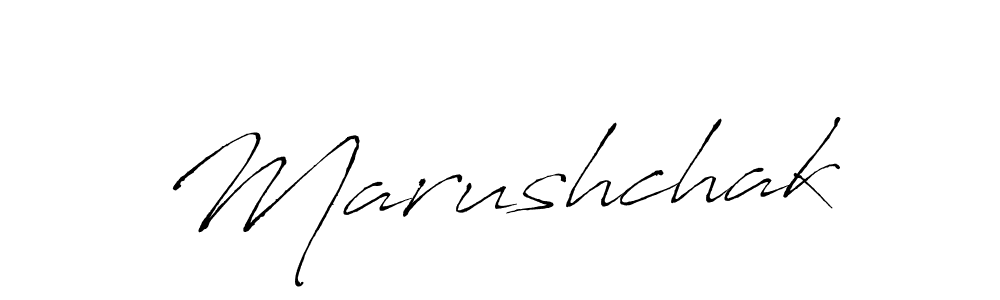 Make a beautiful signature design for name Marushchak. With this signature (Antro_Vectra) style, you can create a handwritten signature for free. Marushchak signature style 6 images and pictures png