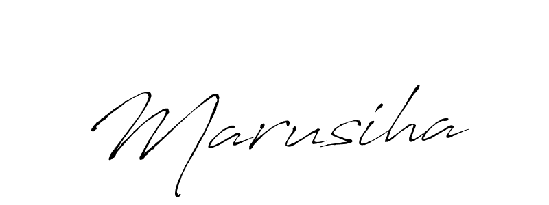 Make a beautiful signature design for name Marusiha. With this signature (Antro_Vectra) style, you can create a handwritten signature for free. Marusiha signature style 6 images and pictures png