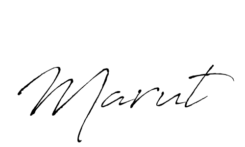 Use a signature maker to create a handwritten signature online. With this signature software, you can design (Antro_Vectra) your own signature for name Marut. Marut signature style 6 images and pictures png