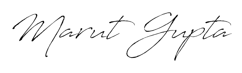 Download transparent PNG signature for name Marut Gupta styled with Antro_Vectra font. Ready to paste directly into PDF and Word agreements. Marut Gupta signature style 6 images and pictures png