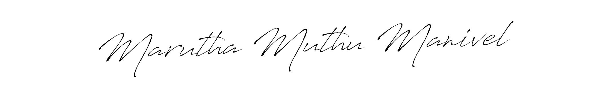 Also we have Marutha Muthu Manivel name is the best signature style. Create professional handwritten signature collection using Antro_Vectra autograph style. Marutha Muthu Manivel signature style 6 images and pictures png