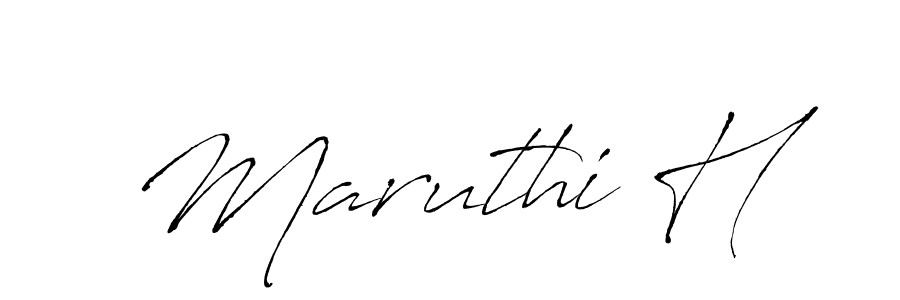 Similarly Antro_Vectra is the best handwritten signature design. Signature creator online .You can use it as an online autograph creator for name Maruthi H. Maruthi H signature style 6 images and pictures png