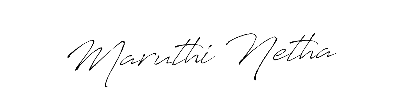 How to make Maruthi Netha signature? Antro_Vectra is a professional autograph style. Create handwritten signature for Maruthi Netha name. Maruthi Netha signature style 6 images and pictures png