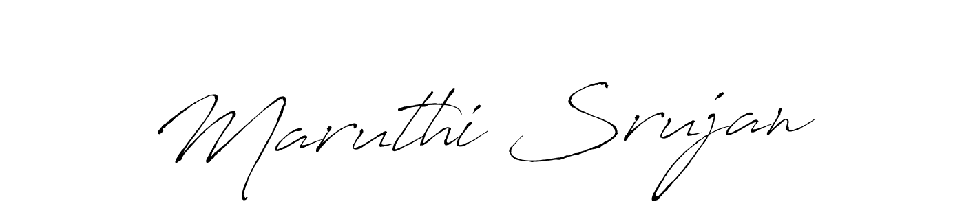Use a signature maker to create a handwritten signature online. With this signature software, you can design (Antro_Vectra) your own signature for name Maruthi Srujan. Maruthi Srujan signature style 6 images and pictures png