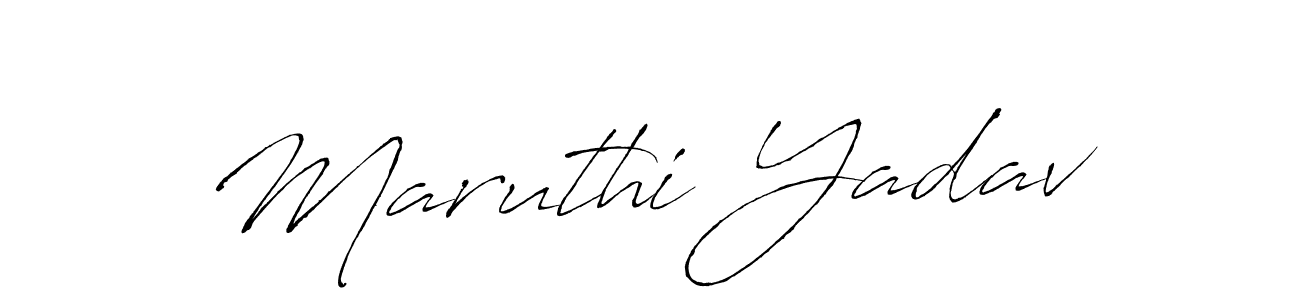 Maruthi Yadav stylish signature style. Best Handwritten Sign (Antro_Vectra) for my name. Handwritten Signature Collection Ideas for my name Maruthi Yadav. Maruthi Yadav signature style 6 images and pictures png