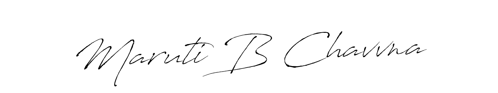 Make a beautiful signature design for name Maruti B Chavvna. With this signature (Antro_Vectra) style, you can create a handwritten signature for free. Maruti B Chavvna signature style 6 images and pictures png