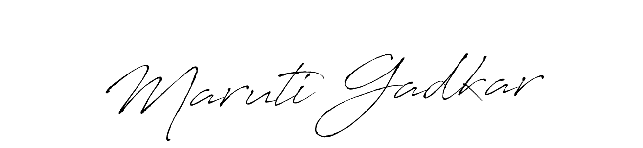 Use a signature maker to create a handwritten signature online. With this signature software, you can design (Antro_Vectra) your own signature for name Maruti Gadkar. Maruti Gadkar signature style 6 images and pictures png