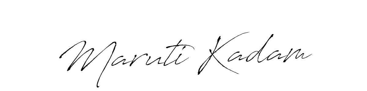 Use a signature maker to create a handwritten signature online. With this signature software, you can design (Antro_Vectra) your own signature for name Maruti Kadam. Maruti Kadam signature style 6 images and pictures png