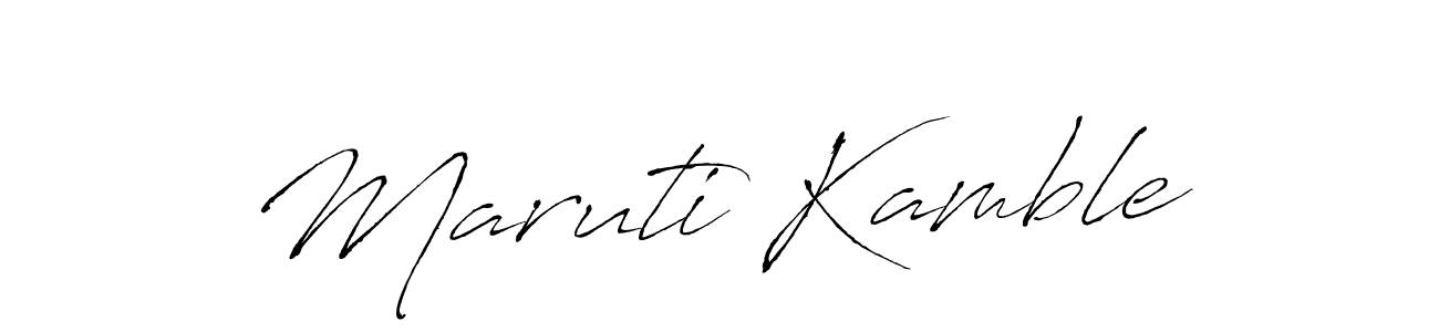 The best way (Antro_Vectra) to make a short signature is to pick only two or three words in your name. The name Maruti Kamble include a total of six letters. For converting this name. Maruti Kamble signature style 6 images and pictures png