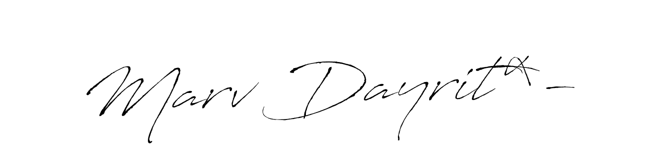 Similarly Antro_Vectra is the best handwritten signature design. Signature creator online .You can use it as an online autograph creator for name Marv Dayrit*-. Marv Dayrit*- signature style 6 images and pictures png