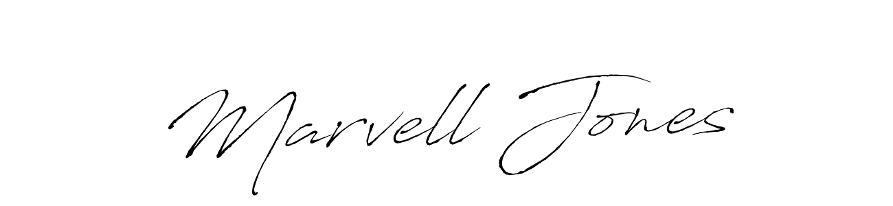 Create a beautiful signature design for name Marvell Jones. With this signature (Antro_Vectra) fonts, you can make a handwritten signature for free. Marvell Jones signature style 6 images and pictures png